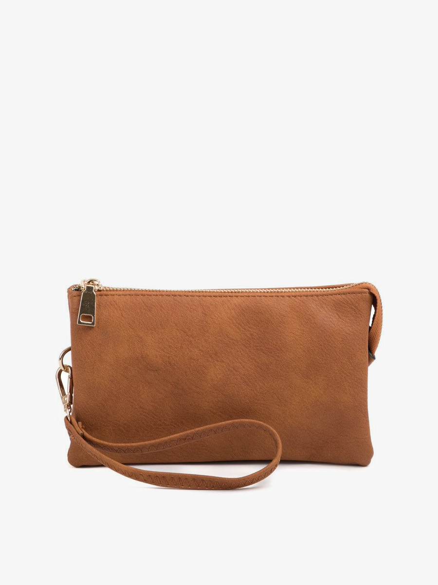 Jen & Co. - Riley Monogrammable 3 Compartment Crossbody/Wristlet | M013