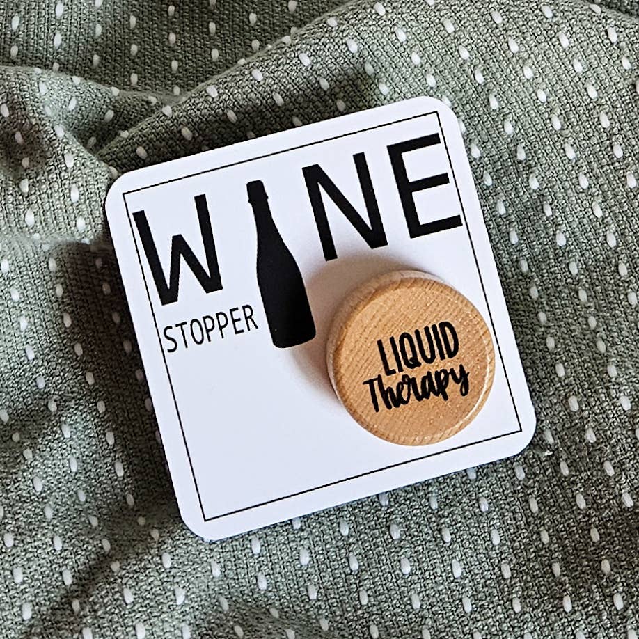 Lou Golden Designs - Liquid Therapy Wine Stopper