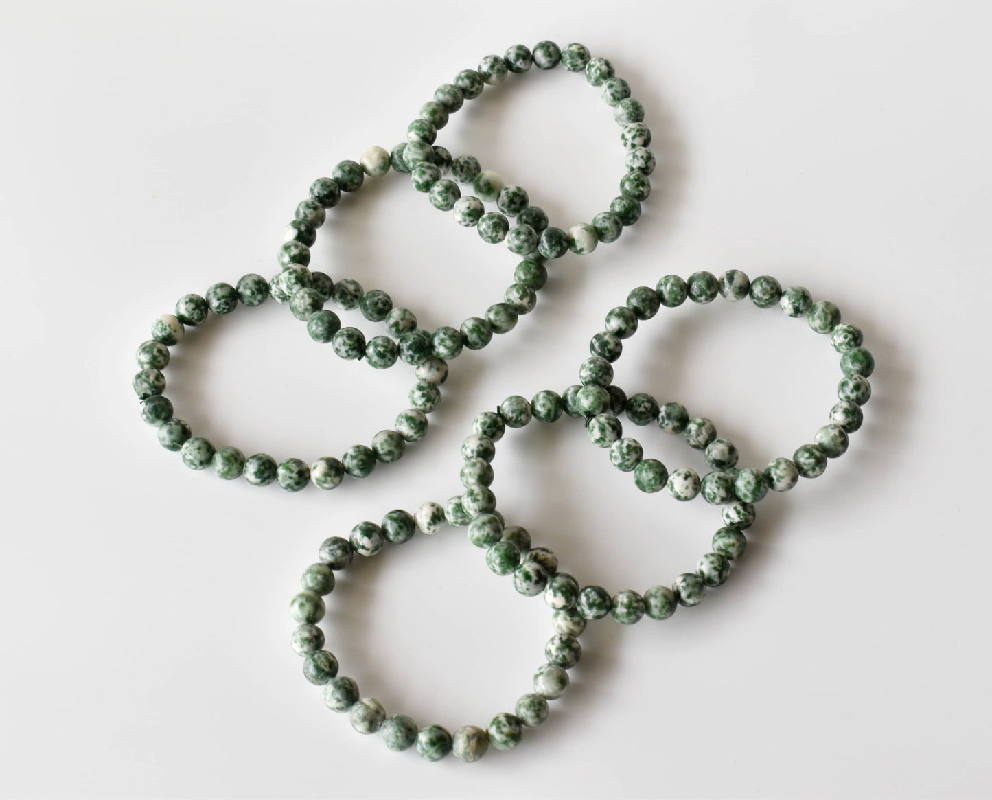 Soothing Crystals - Green Spot Jasper Bracelet (Passion and Creativity)
