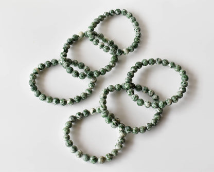 Soothing Crystals - Green Spot Jasper Bracelet (Passion and Creativity)