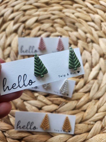 Twig & Rue boutique - Christmas tree studs