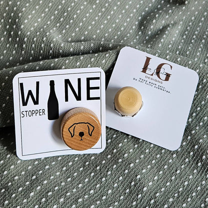 Lou Golden Designs - Paws & Pour Wine Stopper