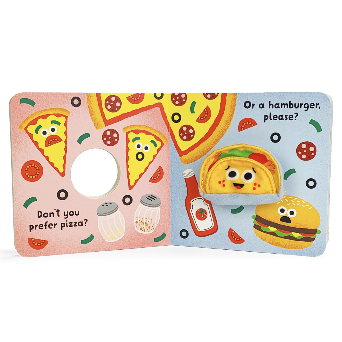 Cottage Door Press - Taco Tuesday Food Interactive Finger Puppet Board Book