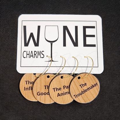 Lou Golden Designs - Party Animal Wine Charms
