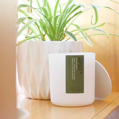 Mad Sass Soap Co - Tobacco & Bay Leaf - Candle