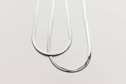 Mauve Jewelry Co. - Jade Gold Filled Herringbone Necklace