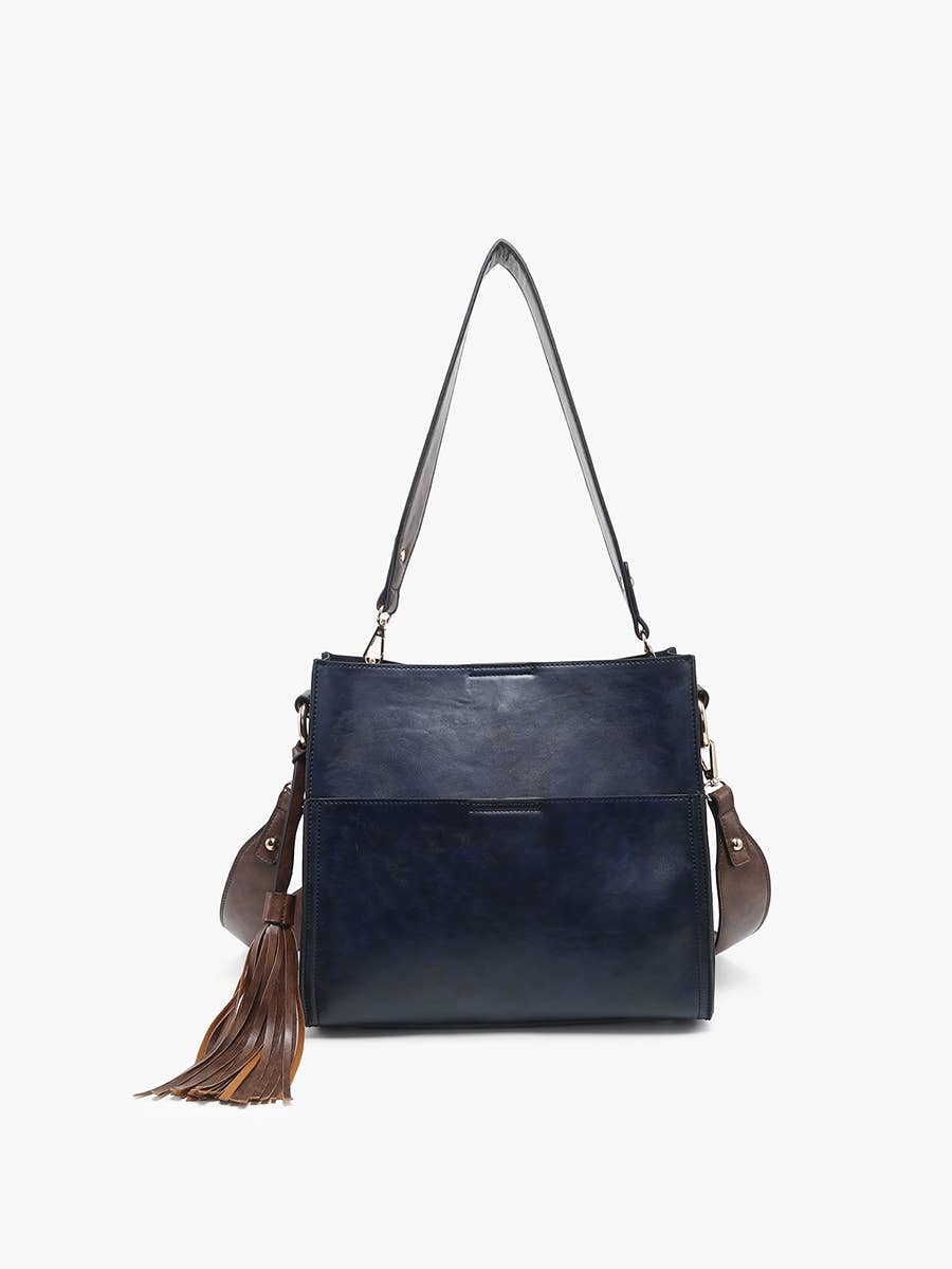 Jen & Co. - M1867 Lyla 2-in-1 Bucket Bag w/ Guitar Strap