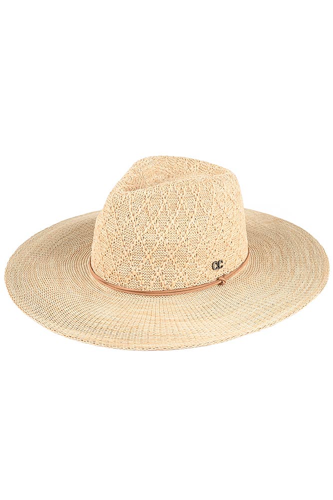 Hana - C.C Packable Pattern Panama Hat