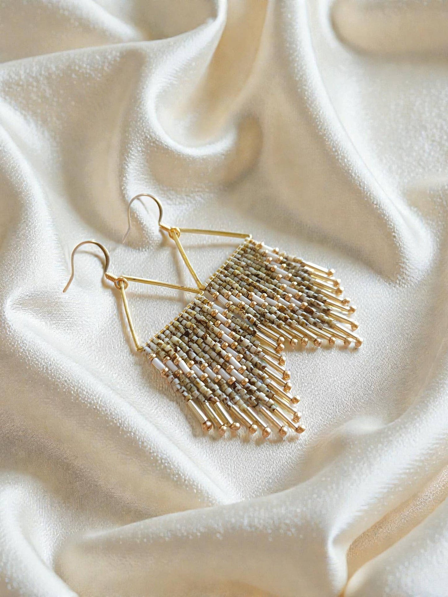 Mountain Sun Creations - Millie - Triangle Fringe Earrings