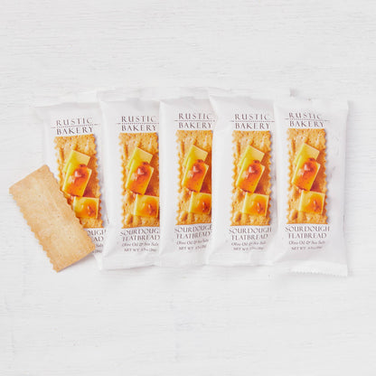 Rustic Bakery - Single Serve Flatbreads - Olive Oil & Sea Salt