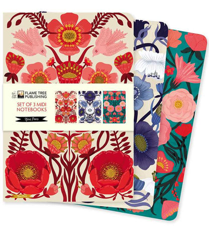 Simon & Schuster - Nina Pace Set of 3 Midi Notebooks by