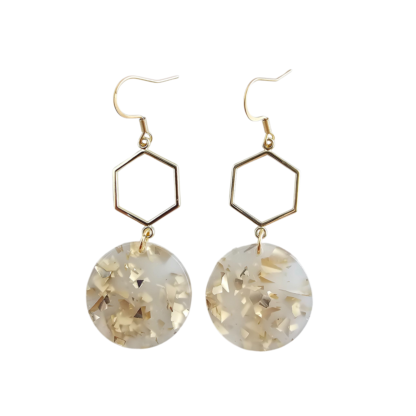 Spiffy & Splendid - Layla Earrings - Gold Flake // Gift