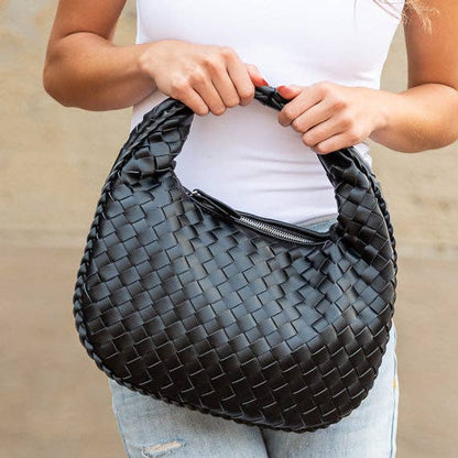 Aili's Corner - Paige Woven Handbag