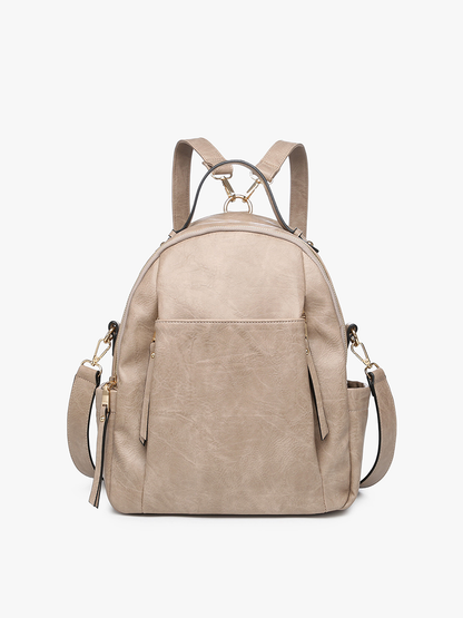 Jen & Co. - BP2280 Lillia Convertible Backpack w/ Long Strap