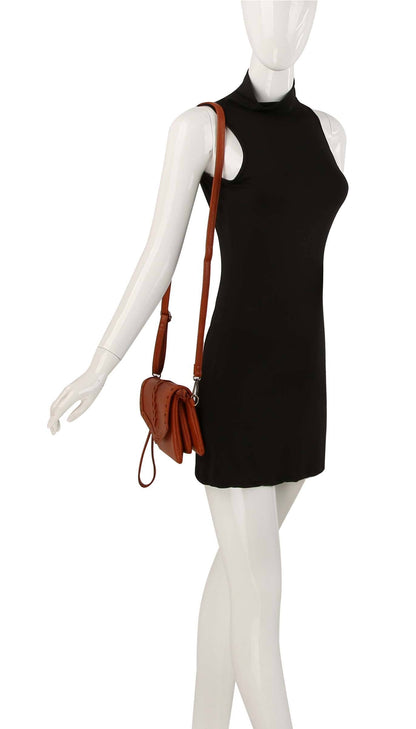 Handbag Factory Corp - Women Soft Leather Crossbody Purse Handbag