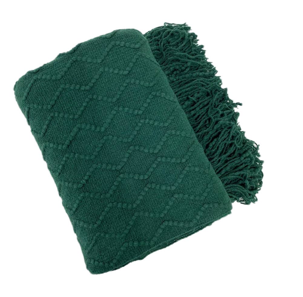 Fennco Styles - Weave Knit 50x60 Inch Throw Blanket