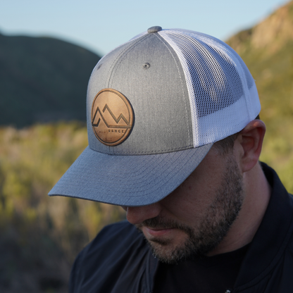 Range Leather Co. - Range Mountain Hat | Leather Patch Trucker Hat