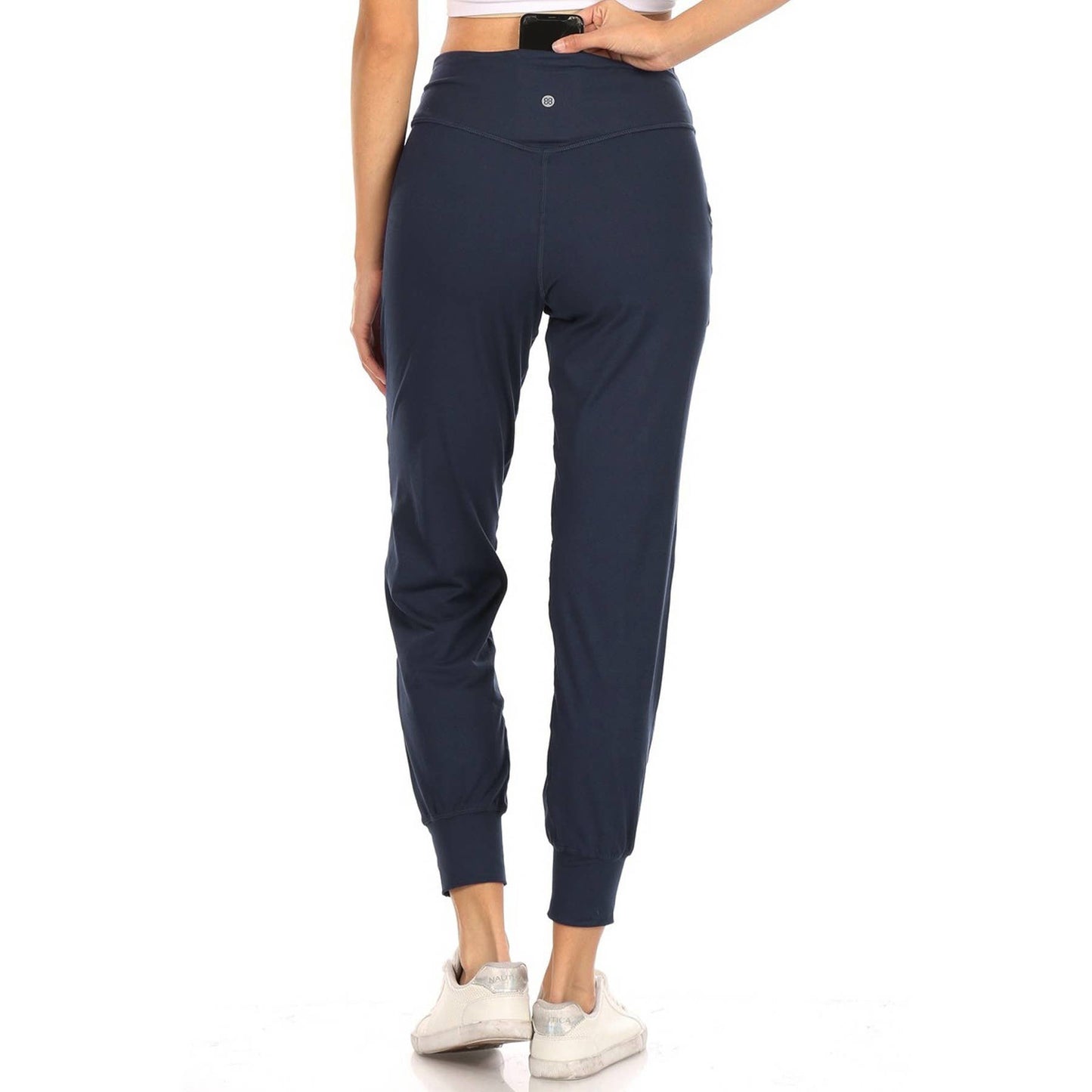 Leggings Depot - Slim Fit Activewear Joggers with Hidden Back Pocket