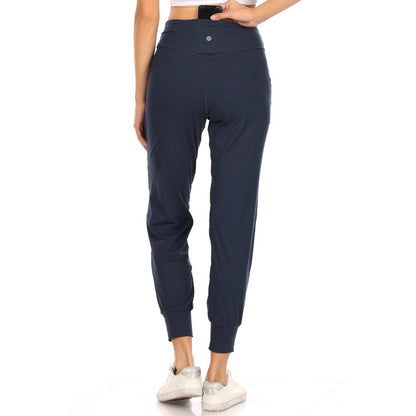 Leggings Depot - Slim Fit Activewear Joggers with Hidden Back Pocket
