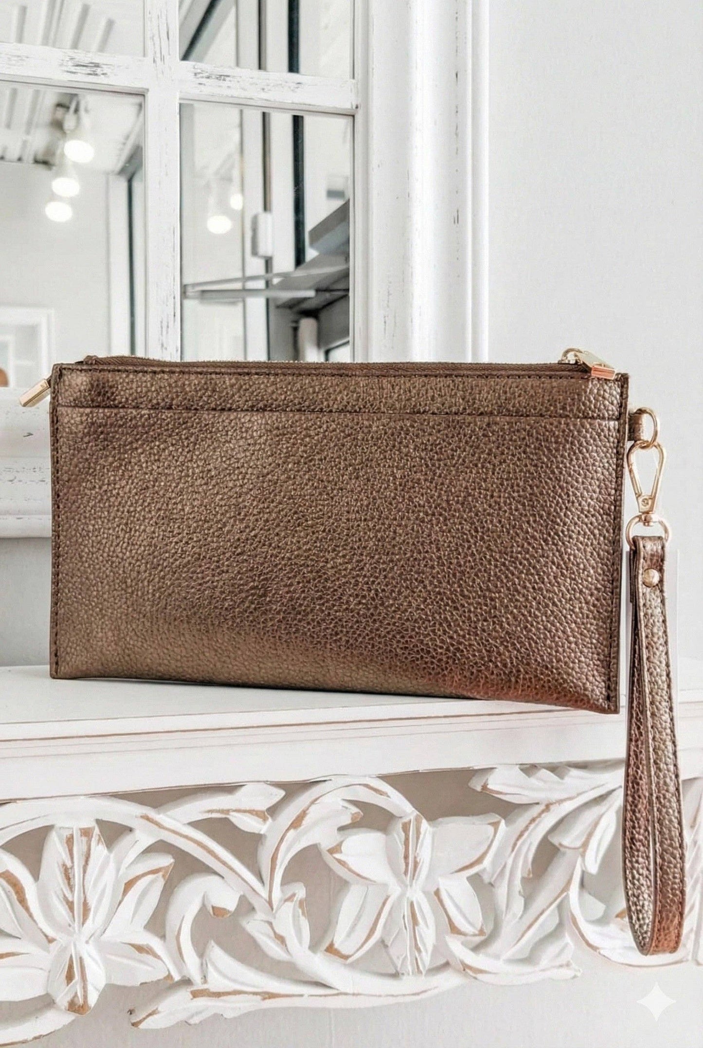 MiMi Wholesale - 7070 Jaylene Three Compartments Crossbody Bag