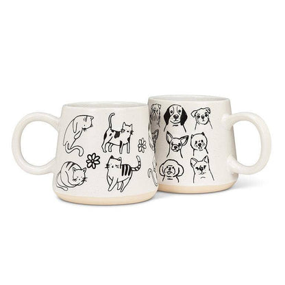 Abbott - Oversized Mug with Cats-4"H(17oz)
