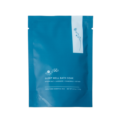 Giften Market - Sleep Well Bath Soak - Epsom Salt + Lavender Salt Pouch