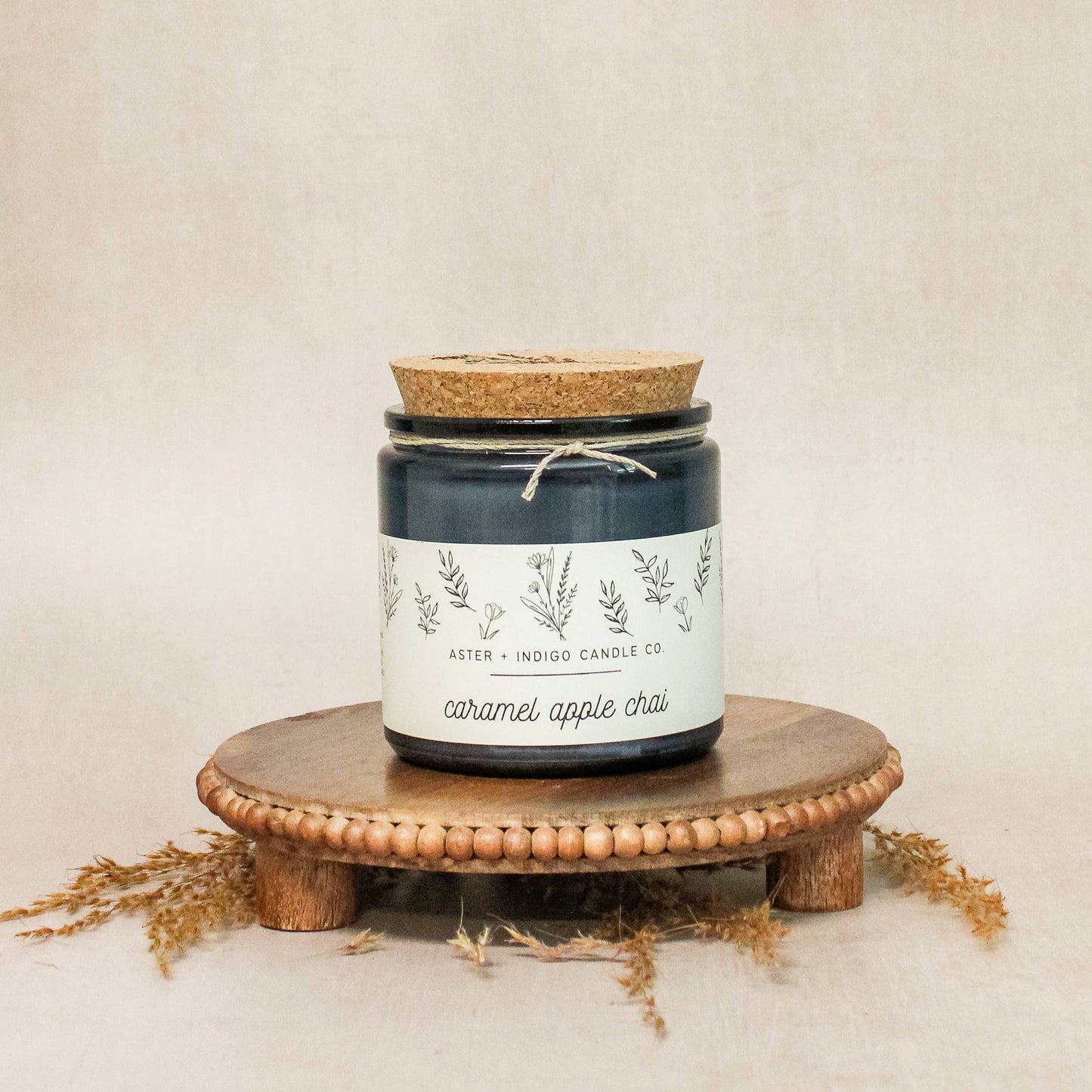 AI105 Aster + Indigo Candle Co. - Caramel Apple Chai | Fall Candle