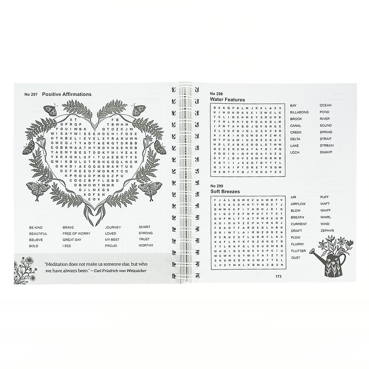 Cottage Door Press - Mindfulness Word Search Adult Puzzle Book