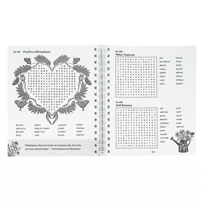 Cottage Door Press - Mindfulness Word Search Adult Puzzle Book