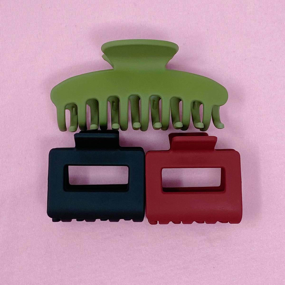 Ellison+Young - Matte Muted Hair Claw Set
