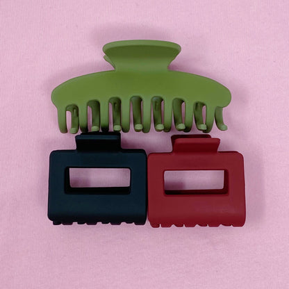 Ellison+Young - Matte Muted Hair Claw Set