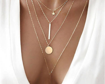 MA212 Mia Accessories - 18K Gold Plated Waterproof Stainless Steel Chain Necklace - 7566