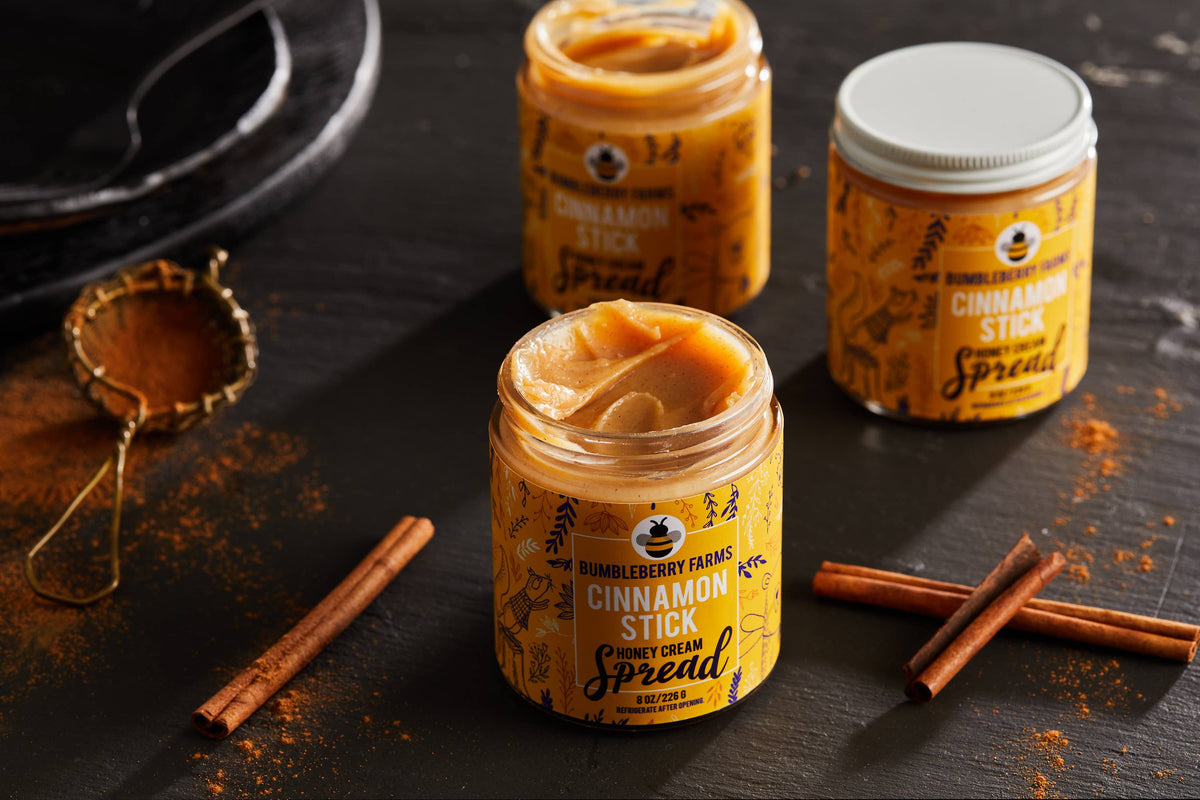 Bumbleberry Farms - Cinnamon Stick Honey Cream | Honey Spread