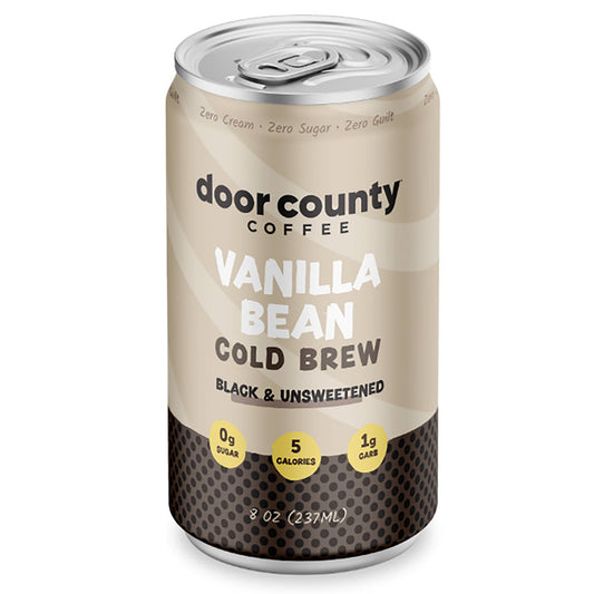 Door County Coffee - Vanilla Bean - Canned Cold Brew