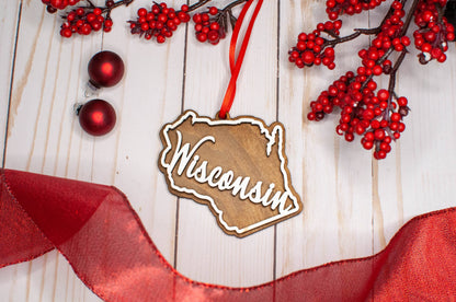 The Little Ornament Shop - Wisconsin Christmas Ornament