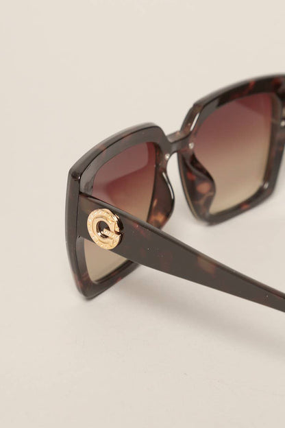 Fashion City - Tinted Lenses Square Sunglasses for Women