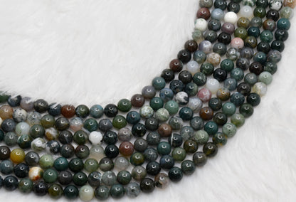Soothing Crystals - Fancy Jasper Round Beads, 4, 6,8,10,12mm Project For Beads