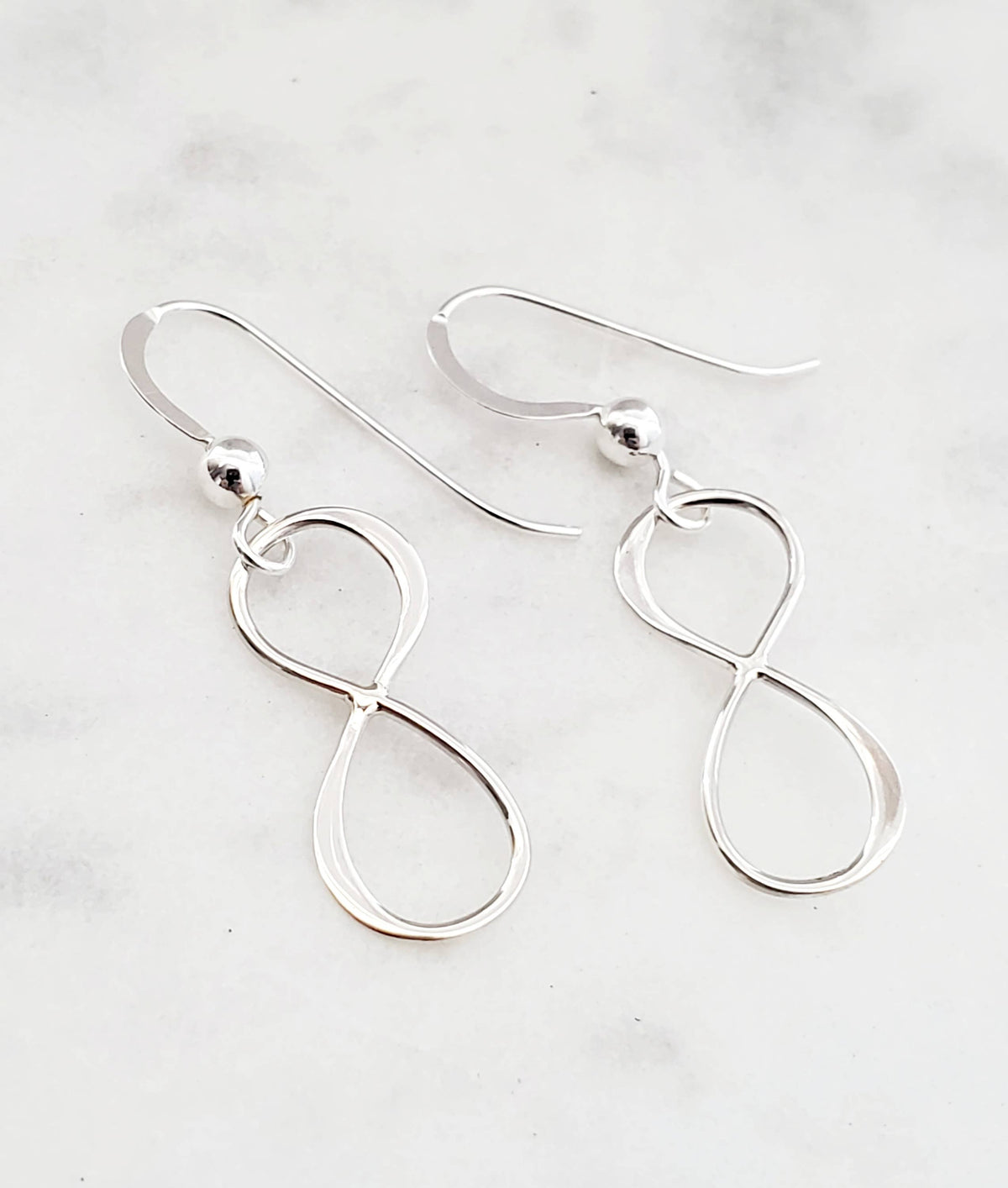 SD108 Sosie Designs - Silver Infinity Earrings *