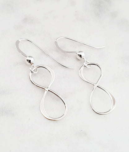 SD108 Sosie Designs - Silver Infinity Earrings *