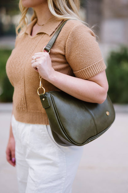modern and chic - Marissa Crossbody Saddle Hand Bag Purse