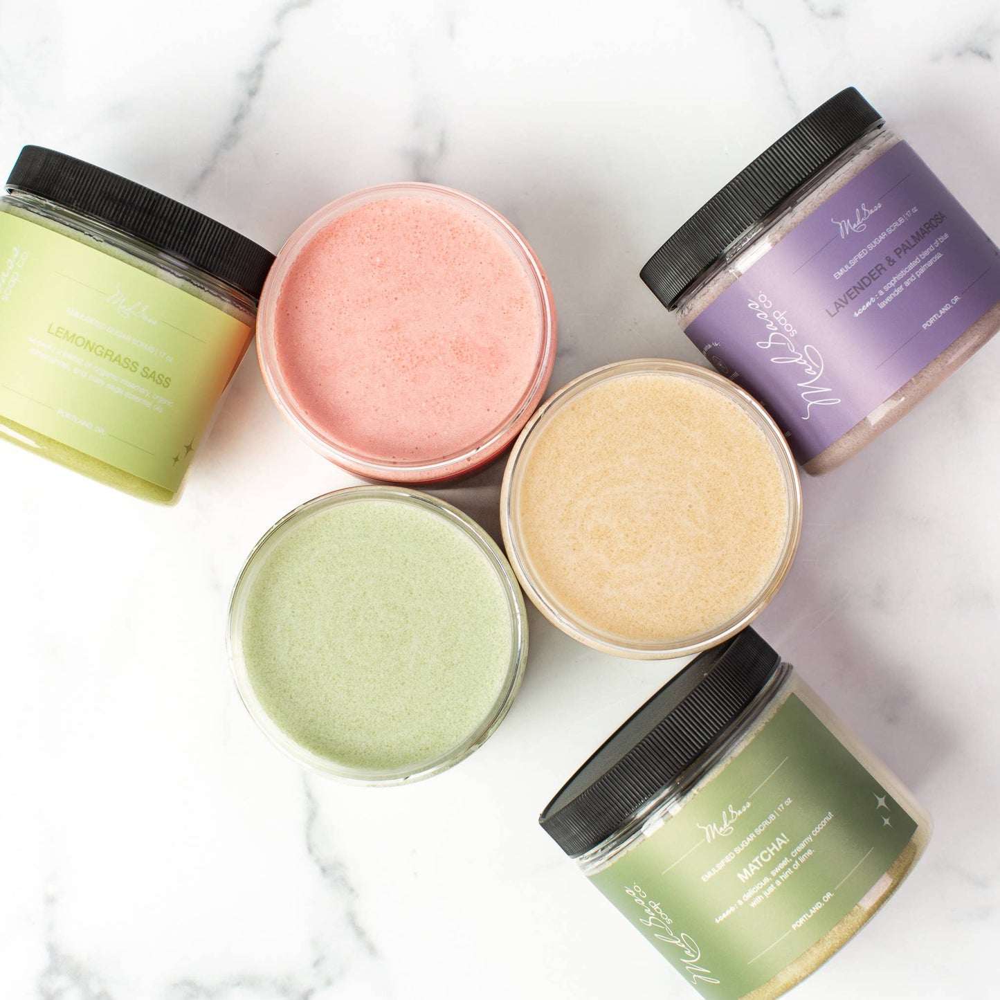 Mad Sass Soap Co - Lemongrass Sass - Emulsified Sugar Scrub