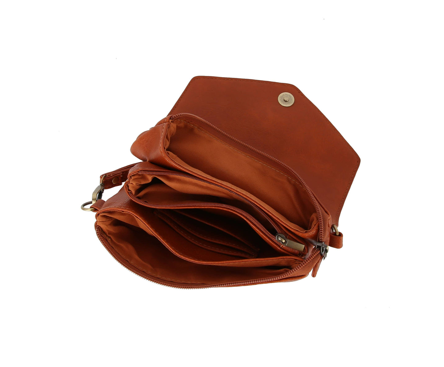 Handbag Factory Corp - Women Soft Leather Crossbody Purse Handbag