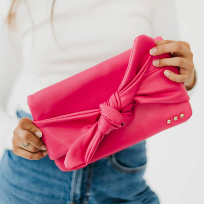 Pretty Simple - Billie Bow Clutch Crossbody Bag