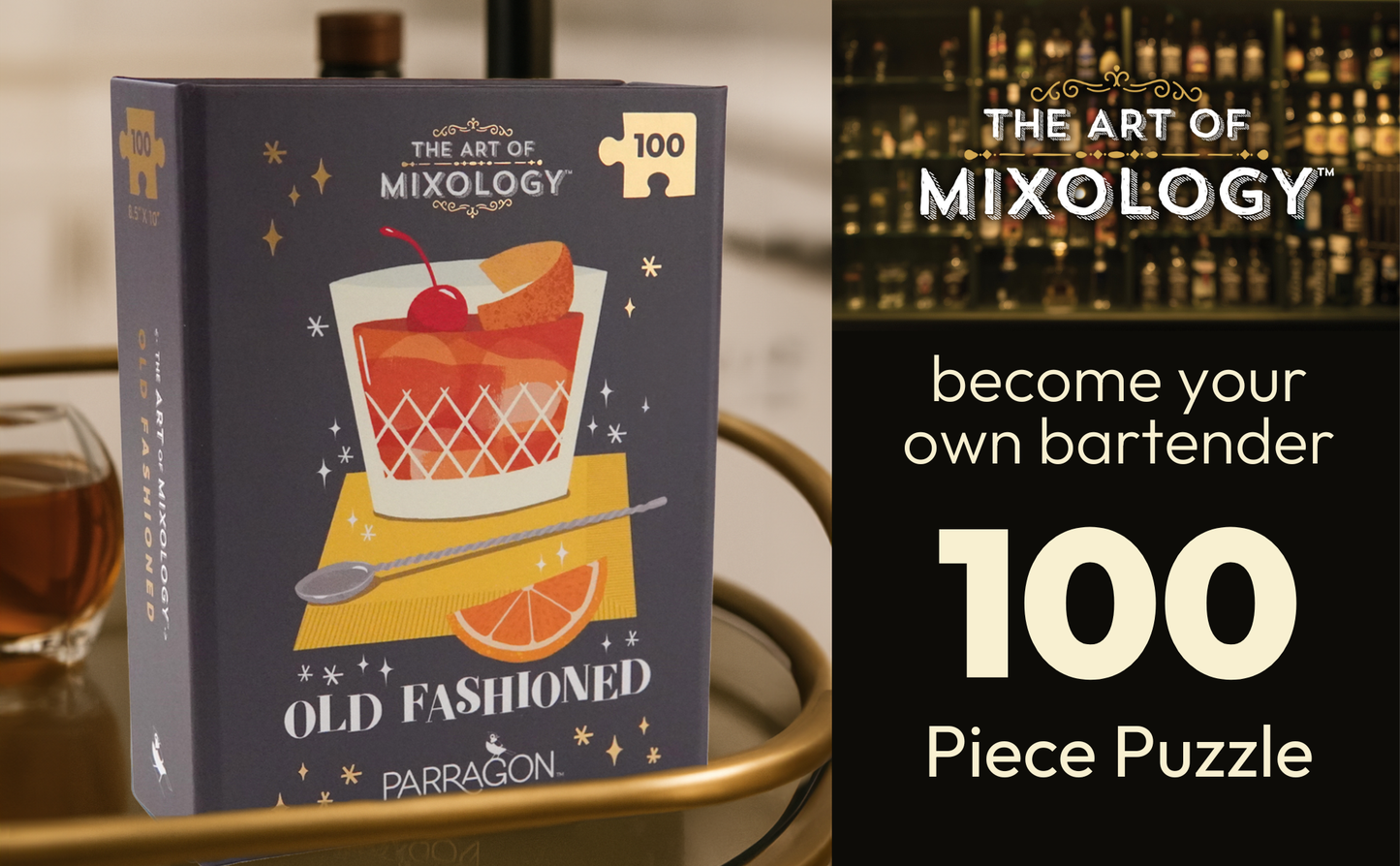 Cottage Door Press - The Art of Mixology™ Old Fashioned 100 Piece Puzzle