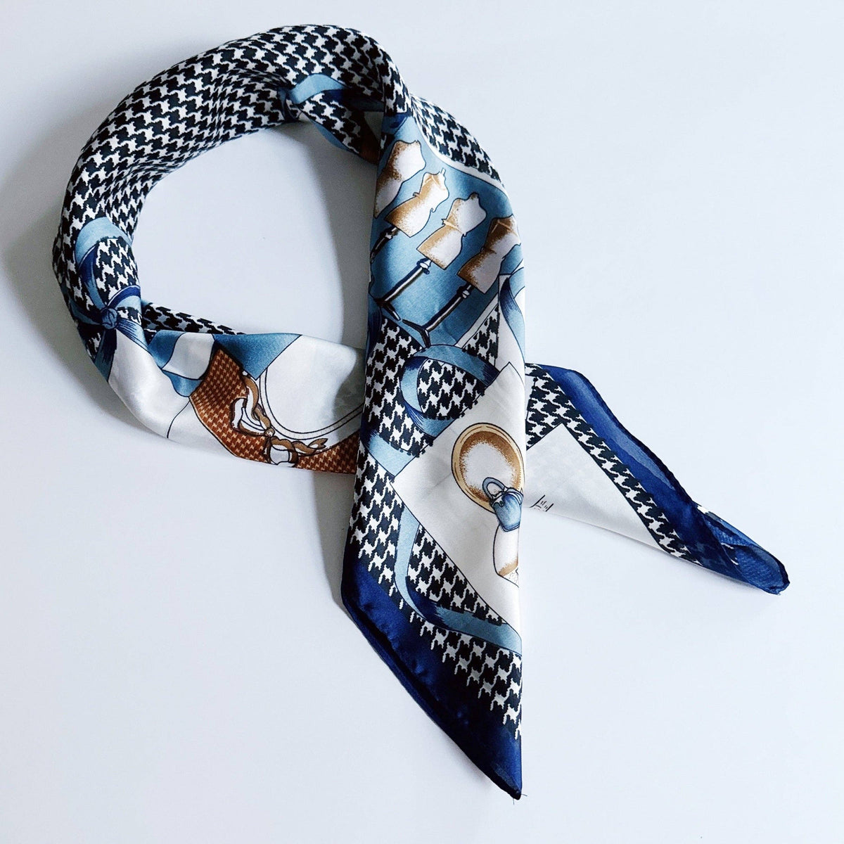 Ellison+Young - Silky Muse Satin Square Scarf - Chic Silky Scarf For Hair, Neck, Or Bag Styling