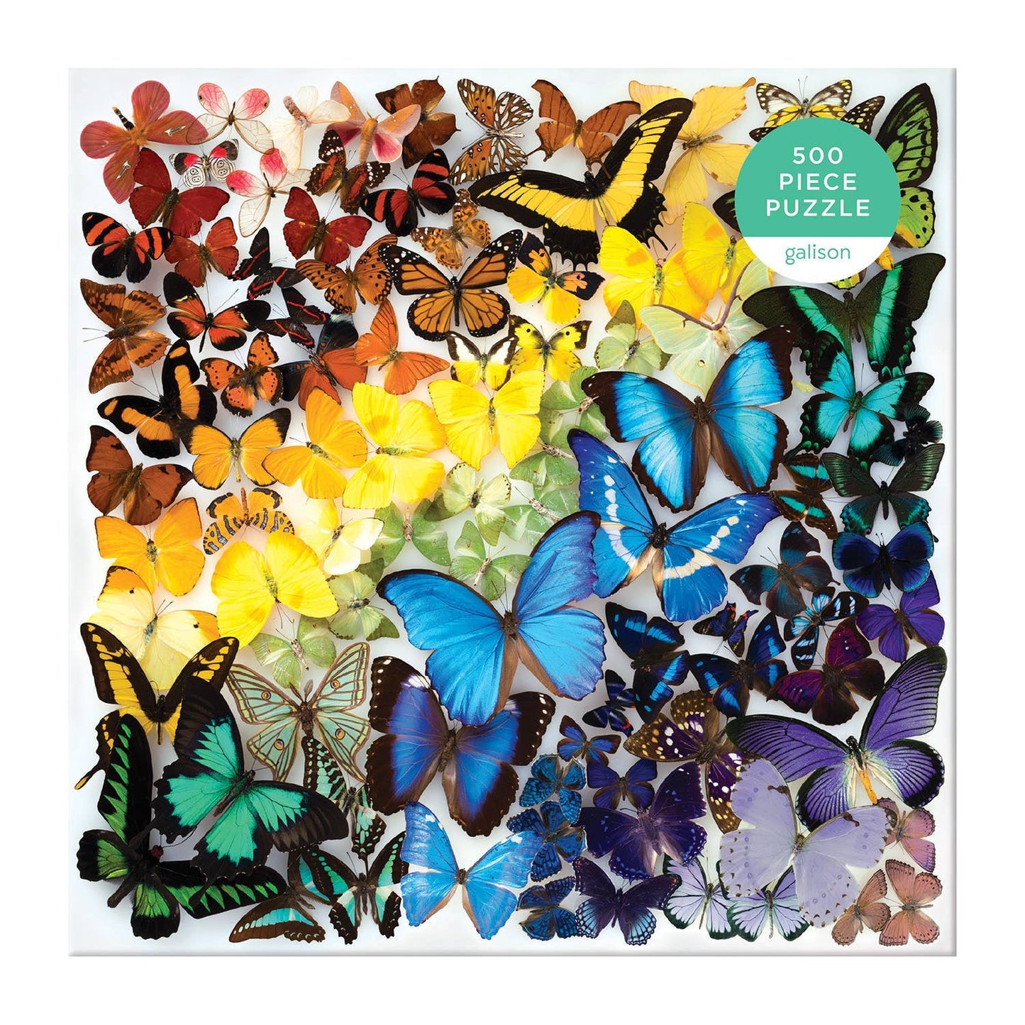 Chronicle Books - Rainbow Butterflies 500 Piece Puzzle