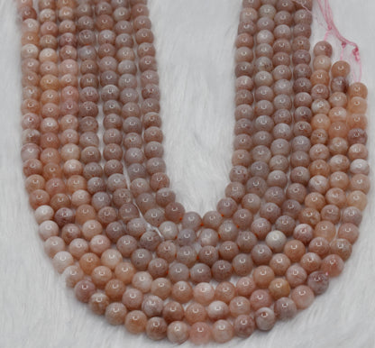 Soothing Crystals - Sunstone Round Beads, 6mm, 8mm,10mm Beads For Necklace