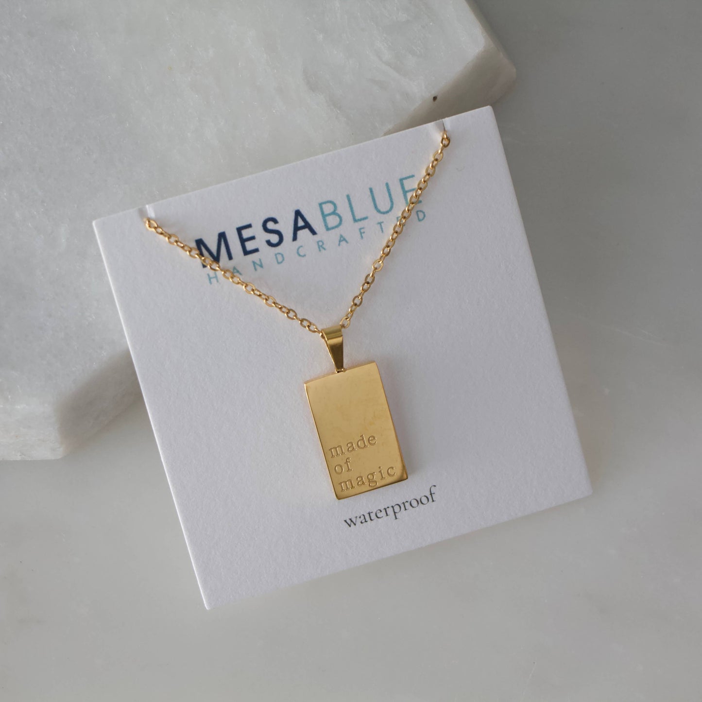 Mesa Blue - Made of Magic Necklace - Waterproof