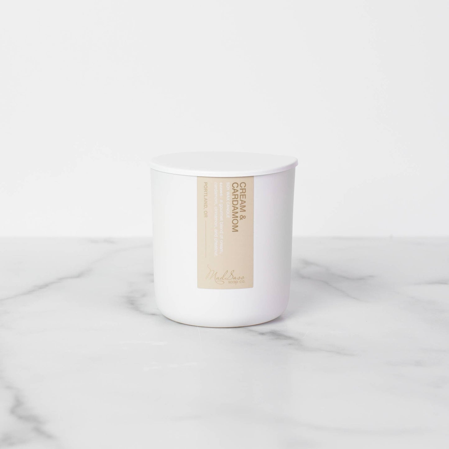 Mad Sass Soap Co - Cream & Cardamom - Candle