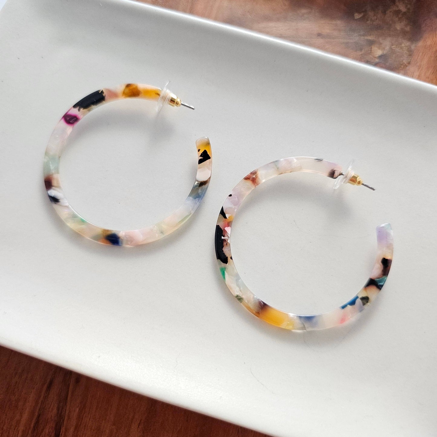 Spiffy & Splendid - Cameron Hoops - Multicolor // Gift, Earrings, Jewelry